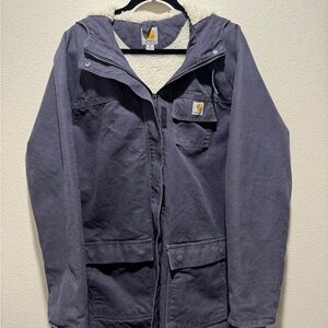 Carhartt Canvas Sherpa Long Coat